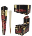 RAW CONES BLACK CLASSIC KING SIZE 3CT BOX OF 32