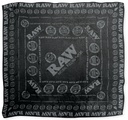 RAW FASHION SCARF BLACK ON BLACK