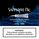 SAPPHYRE NIC 10% BLUE NICOTINE ADDITIVE 0.9ML 1CT