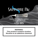 SAPPHYRE NIC 20% BLACK NICOTINE ADDITIVE 0.9ML 1CT