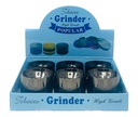 TOBACCO GRINDER 4 PARTS #MD136 BOX OF 6