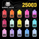 BORING TIGER 5% DISPOSABLE 25000 PUFFS BOX OF 5