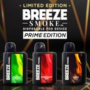 BREEZE SMOKE PRIME EDITION 5% DISPOSABLE 6000 PUFFS BOX OF 5