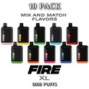 FIRE XL 5% DISPOSABLE 6000 PUFFS BOX OF 10