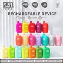 FLUM PEBBLE 5% DISPOSABLE 6000 PUFFS BOX OF 10