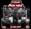 TYSON 2.0 IRON MIKE 5% DISPOSABLE 15000 PUFFS BOX OF 5