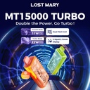 LOST MARY MT15000 TURBO 5% DISPOSABLE BOX OF 5