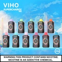 VIHO SUPERCHARGE PRO 5% DISPOSABLE 20000 PUFFS BOX OF 5