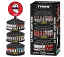 CLIPPER X TYSON 2.0 3 TIER CAROUSEL LIGHTER DISPLAY OF 144