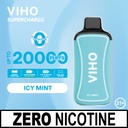 VIHO SUPERCHARGE ZERO NICOTINE DISPOSABLE 20000 PUFFS BOX OF 5