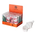 PALPITATE SANTA CLAUS DESIGN SILICONE PIPES #PI-039 BOX OF 12