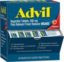 ADVIL IBUPROFEN TABLETS 2CT BOX OF 50