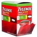 TYLENOL SINUS SEVERE ACETAMINOPHEN TABLETS 2CT BOX OF 25