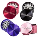 BLAZY SUSAN GRINDER 62MM 4 PARTS ASSORTED COLORS