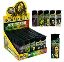 BOB MARLEY JET TORCH LIGHTERS #BM-LT-101 BOX OF 50