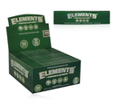 ELEMENTS GREEN KINGSIZE SLIM 32CT BOX OF 50